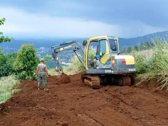 Proses pembangunan jalan alternatif Sukabumi