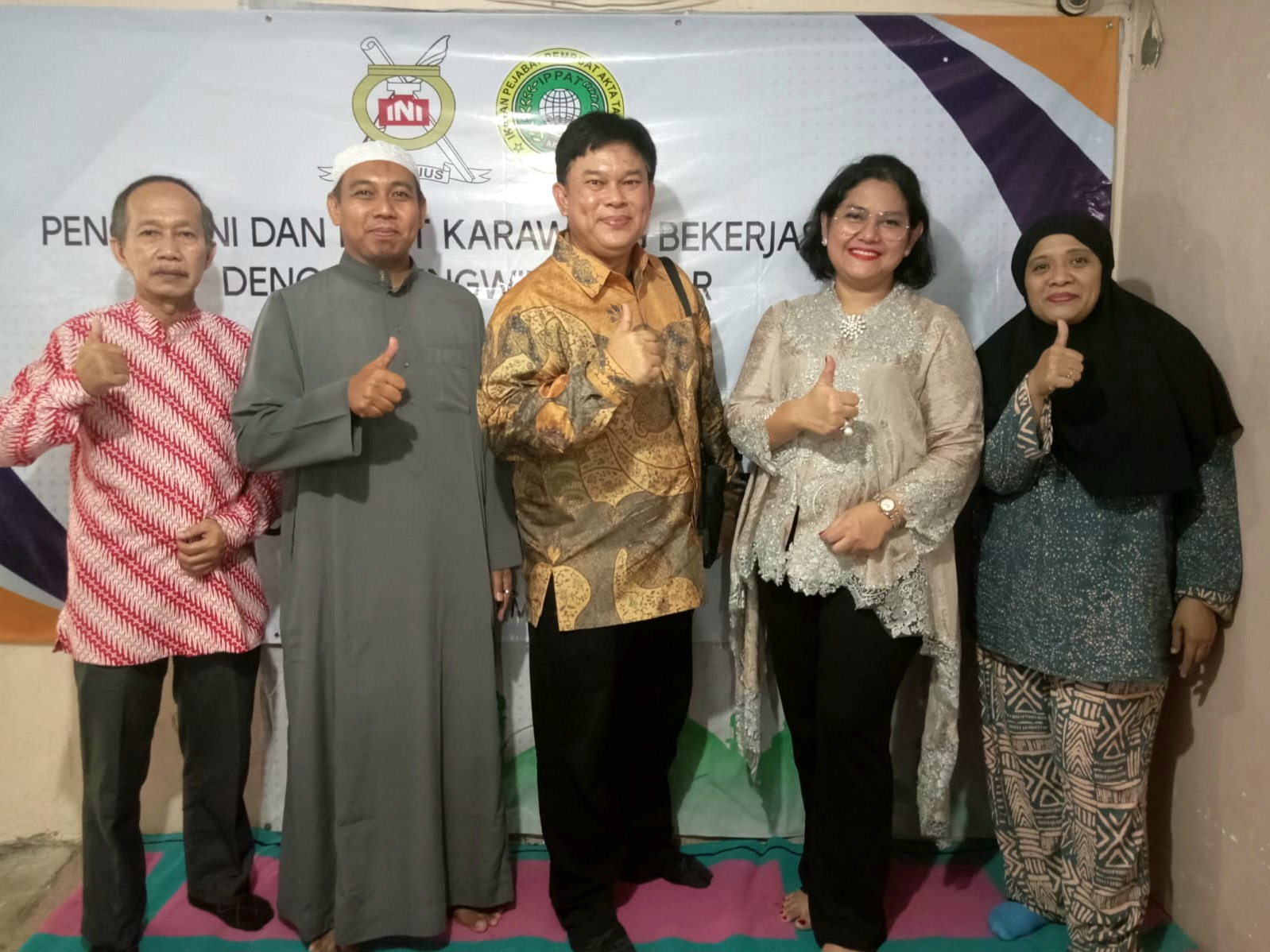 Baksos Pengwil Jabar INI Bersama Pengda INI-IPPAT Bersatu Karawang 